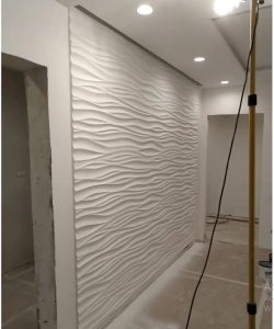 Parede 3D Teto Rebaixado feito pelo Gesseiro em diadema