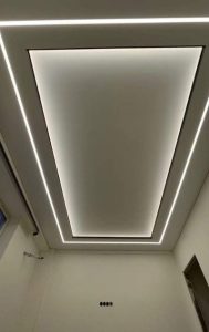 Rebaixamento de gesso feito em diadema